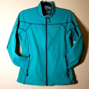 Eddie Bauer Sandstone shell, active wear jacket
